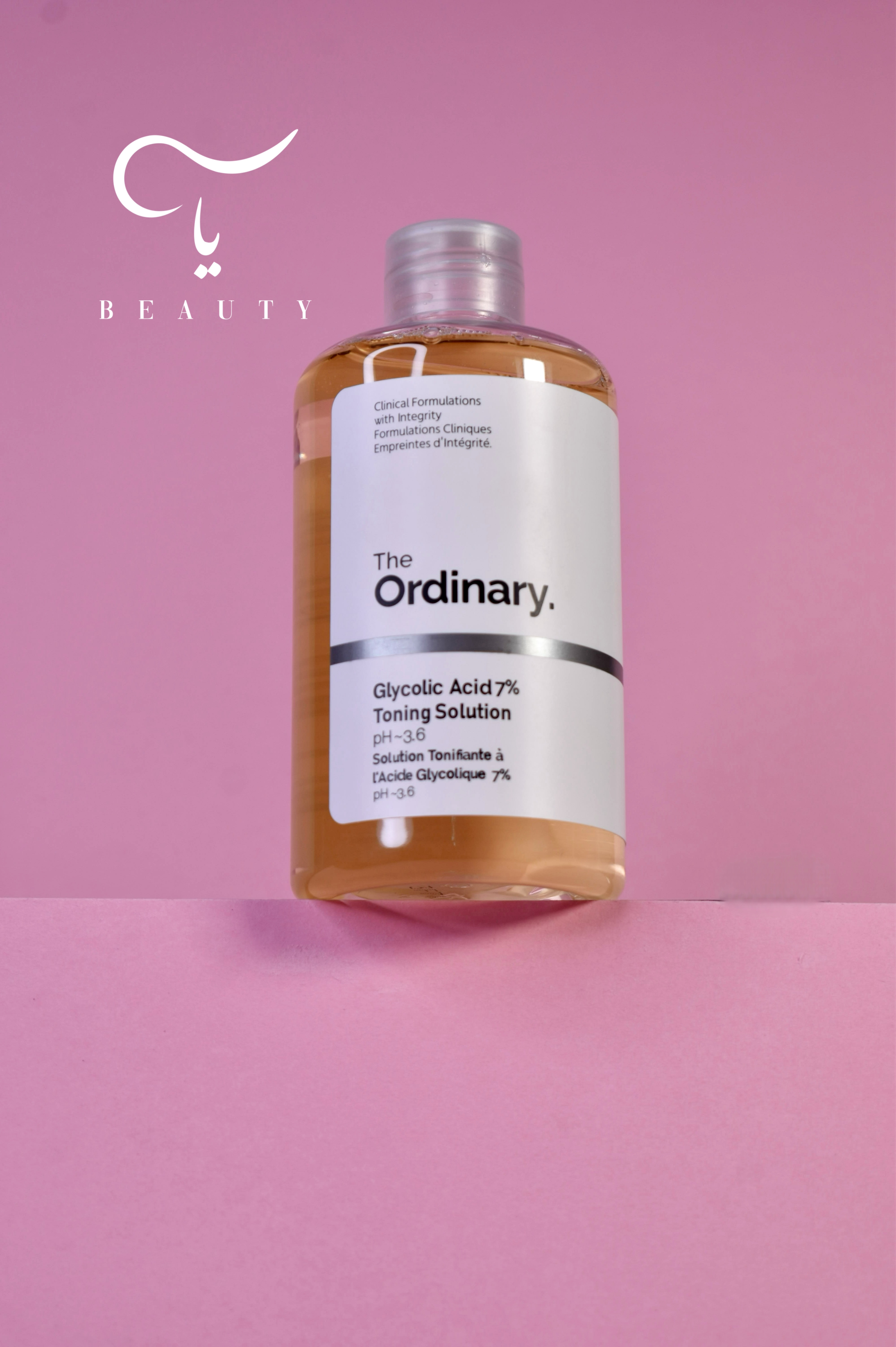 تونر گلایکولیک اسید اوردینری The Ordinary Glycolic Acid 7% با بافت سبک، ملایم و لایه‌بردار
