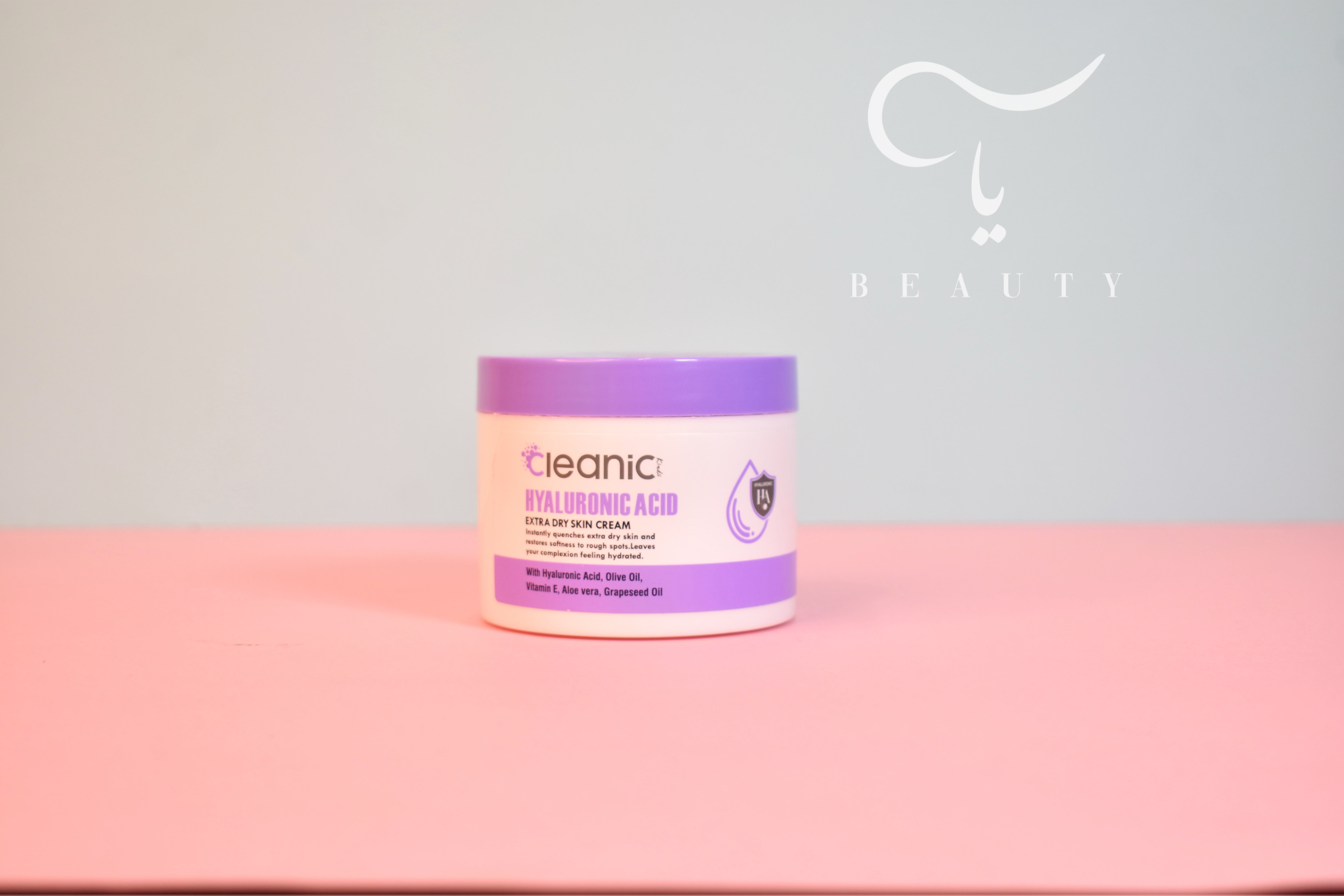 کرم دست و صورت Cleanic کلینیک با هیالورونیک اسید، آبرسان قوی ۲۲۵ گرمی