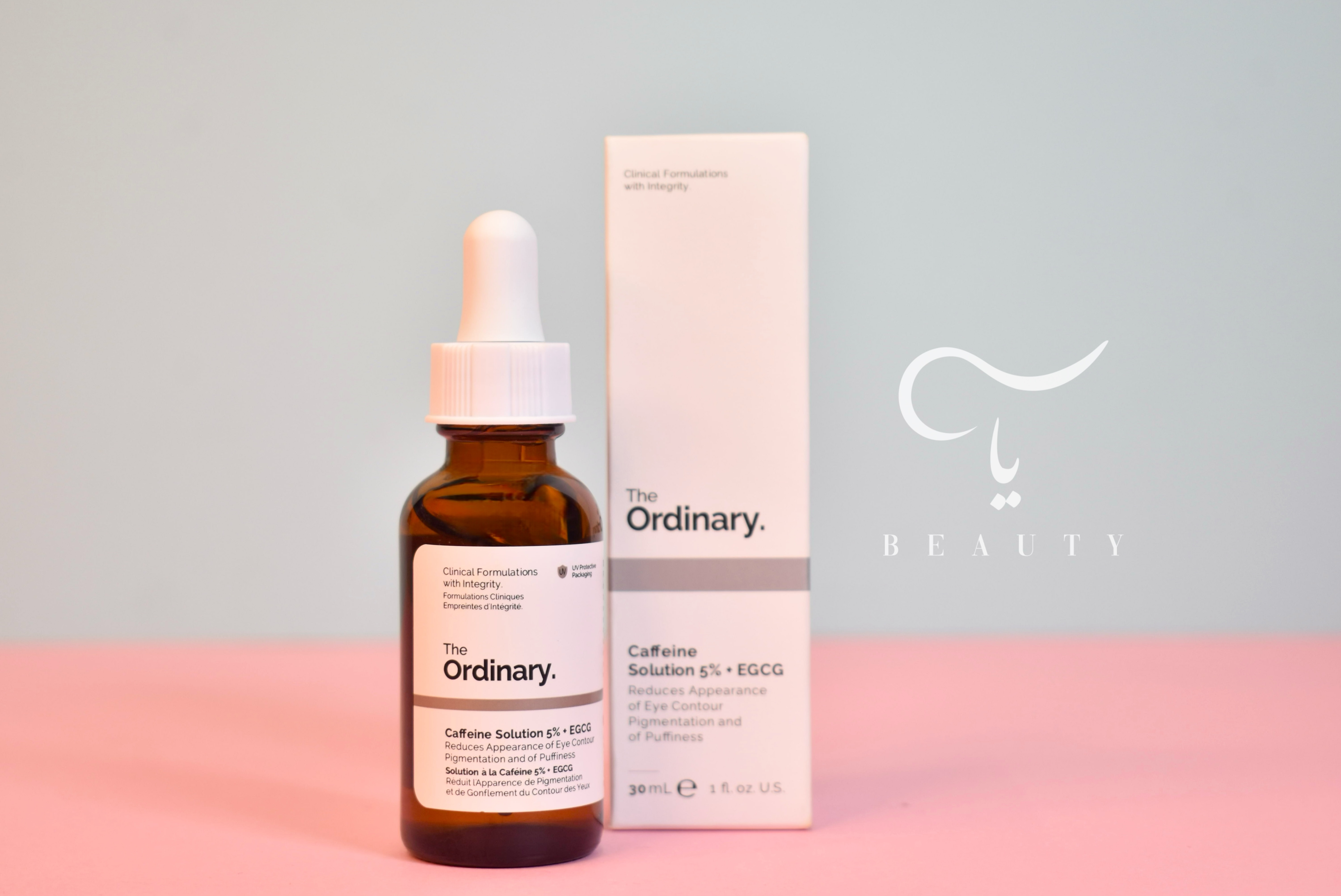 سرم دور چشم کافئین اوردینریThe Ordinary Caffeine Solution 5% + EGCG – ضد پف و تیرگی، جذب سریع