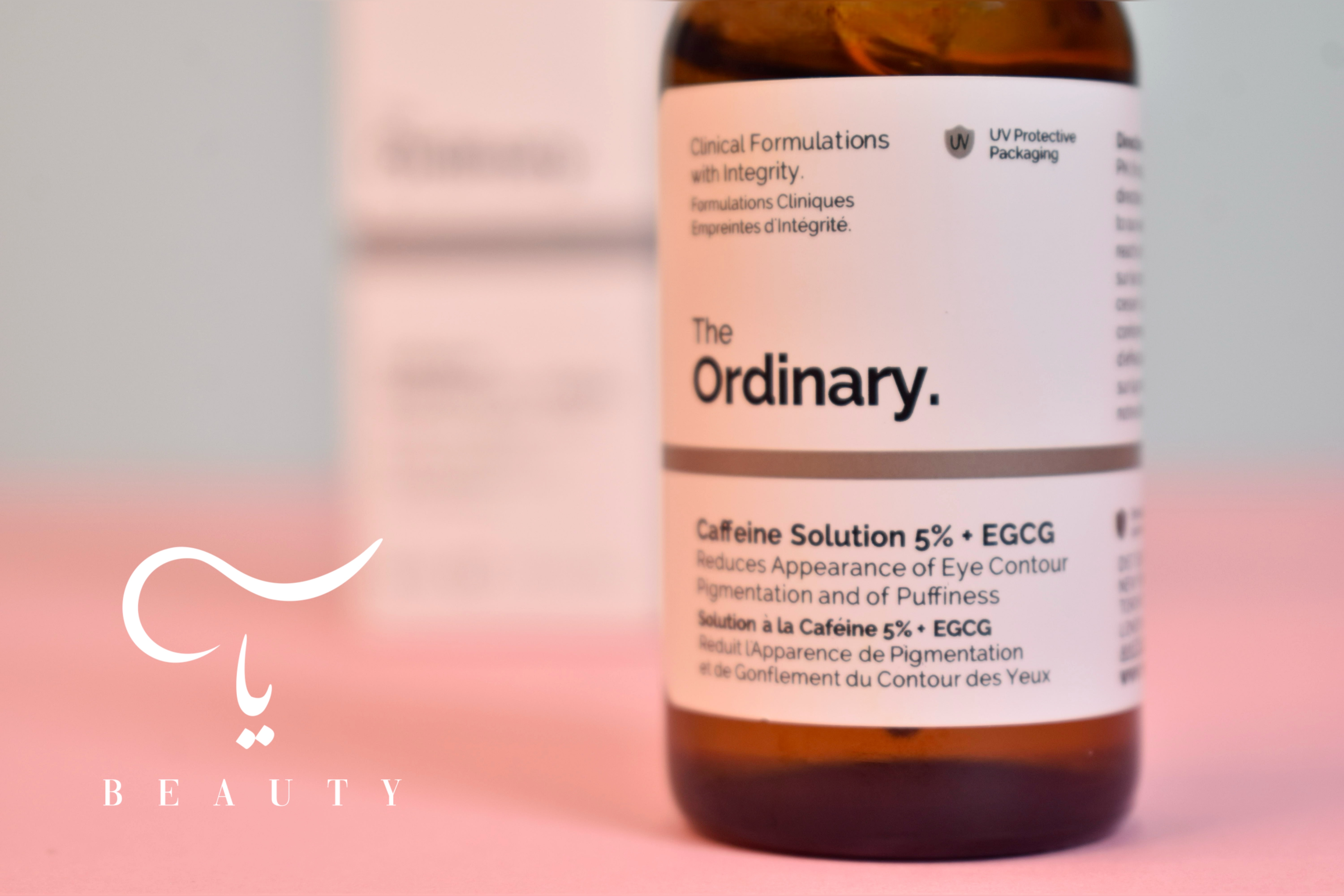 سرم دور چشم کافئین اوردینریThe Ordinary Caffeine Solution 5% + EGCG – ضد پف و تیرگی، جذب سریع