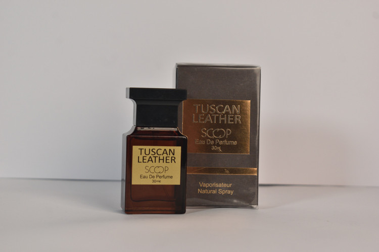 تصویر ادکلن 30 میل tuscan leather scoop-رایحه لوکس چرمی و گرم